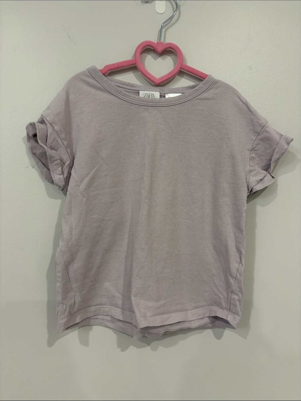 🦄5/25 Zara Kids Lavender Short Sleeve Tee